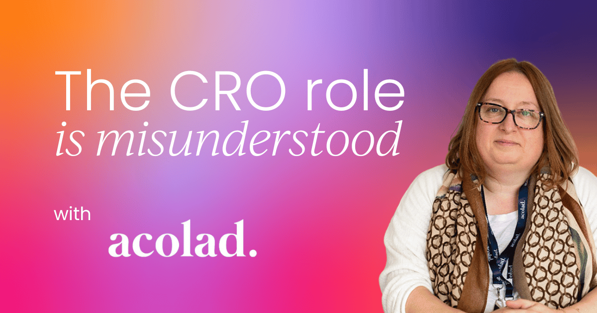 Why the CRO role is still misunderstood (and what we can do about it)