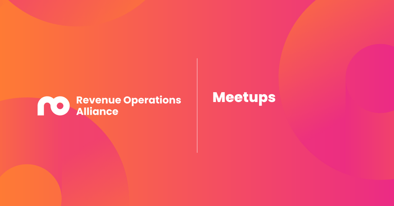 Revenue operations meetups