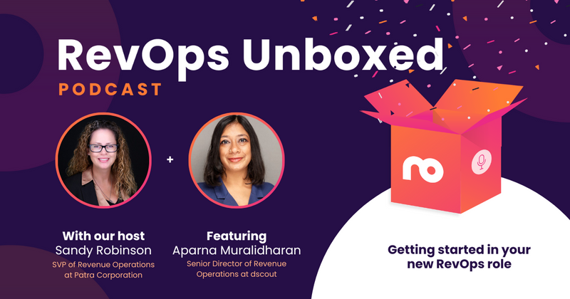 Getting started in your new RevOps role - Aparna Muralidharan