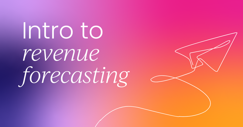 Intro to revenue forecasting