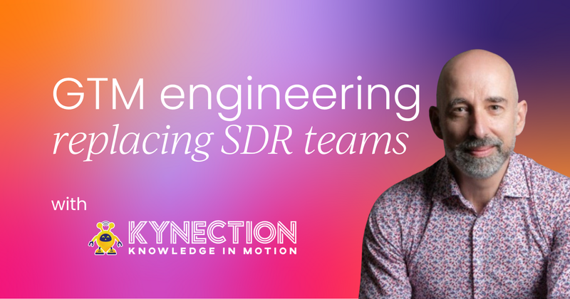 Why GTM engineering is replacing SDR teams and  what that means for SMEs
